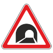 Дорожный знак 1.31 «Тоннель» (металл 0,8 мм, II типоразмер: сторона 900 мм, С/О пленка: тип А инженерная)